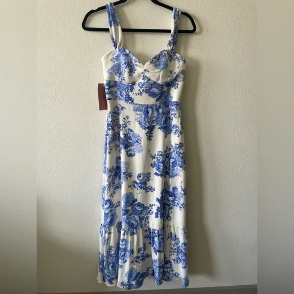 Anthropologie BHLDN Munroe Georgette midi dress under bridal - Picture 4 of 6